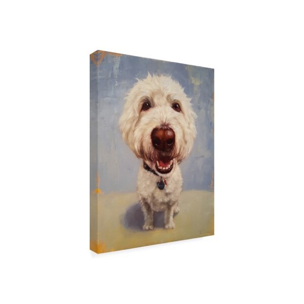 Lucia Heffernan 'Molly White Dog' Canvas Art,35x47